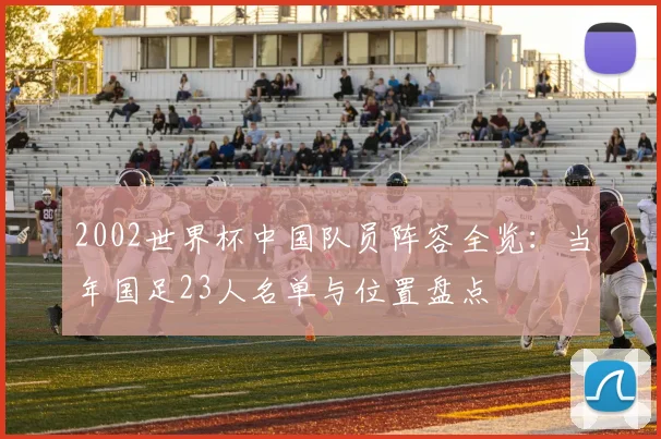 2002世界杯中国队员阵容全览：当年国足23人名单与位置盘点